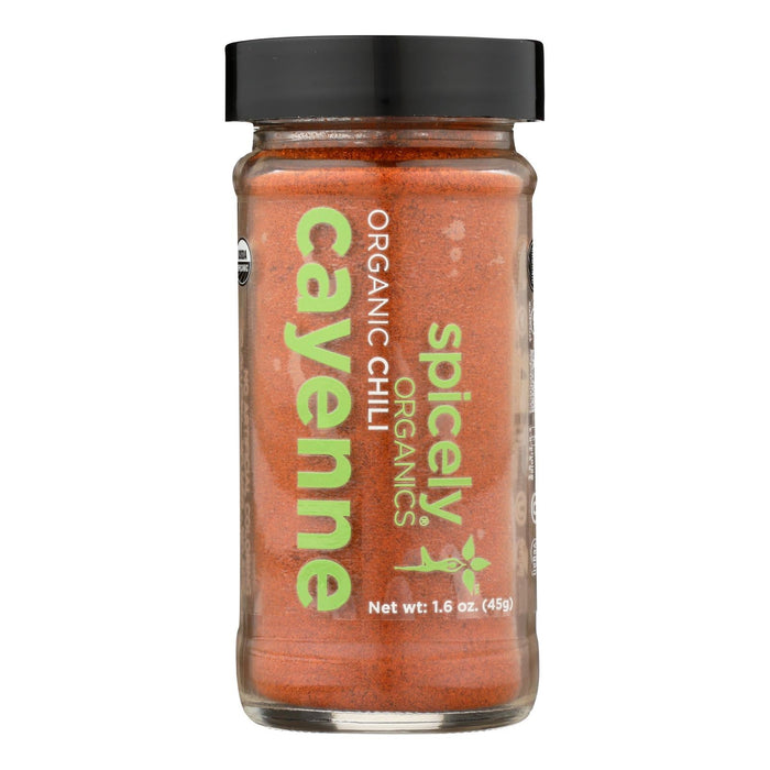 Spicely Organics Premium Organic Cayenne Pepper (Pack of 3) - 1.6 Oz.