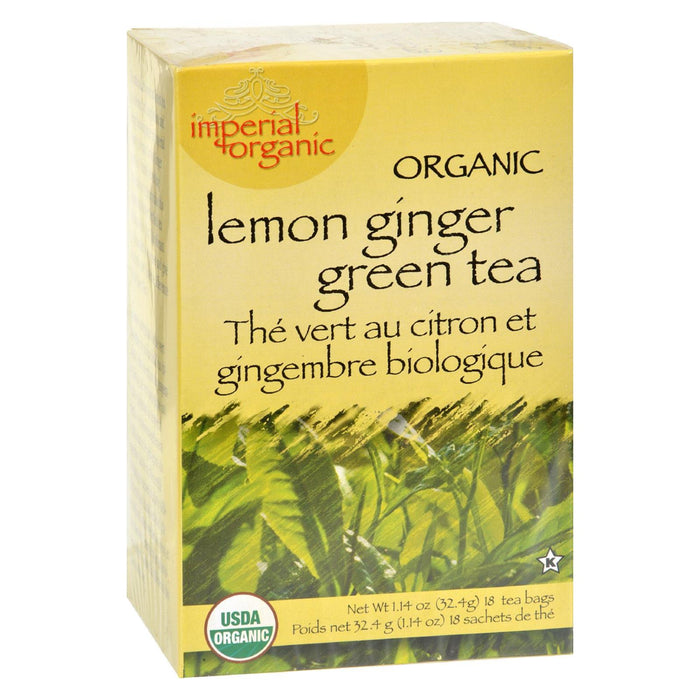 Uncle Lee's Organic Revitalizing Lemon Ginger Tea (18 Tea Bags)