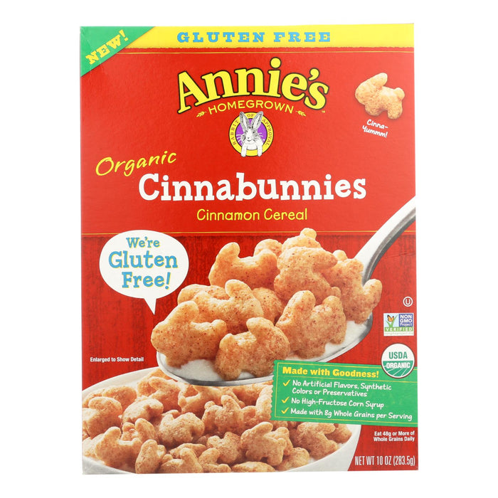 Annie's Homegrown Cinnabunnies Cereal (10 oz, Pack of 10)
