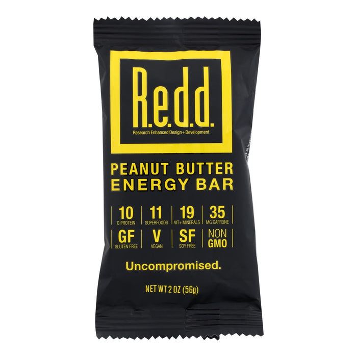 Redd Peanut Butter Energy Bar, 12-Pack