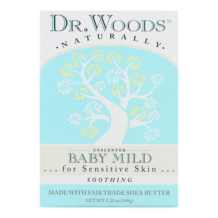 Dr. Woods Baby Mild Unscented Bar Soap (5.25 Oz.)