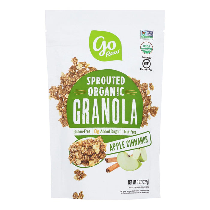 GoRaw Granola, Sprouted Apple Cinnamon, 6-Pack, 8 Oz. Each
