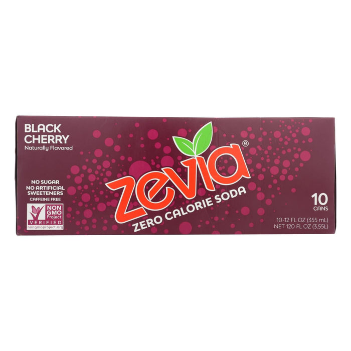 Zevia Black Cherry Soda, 2 x 10 fl oz