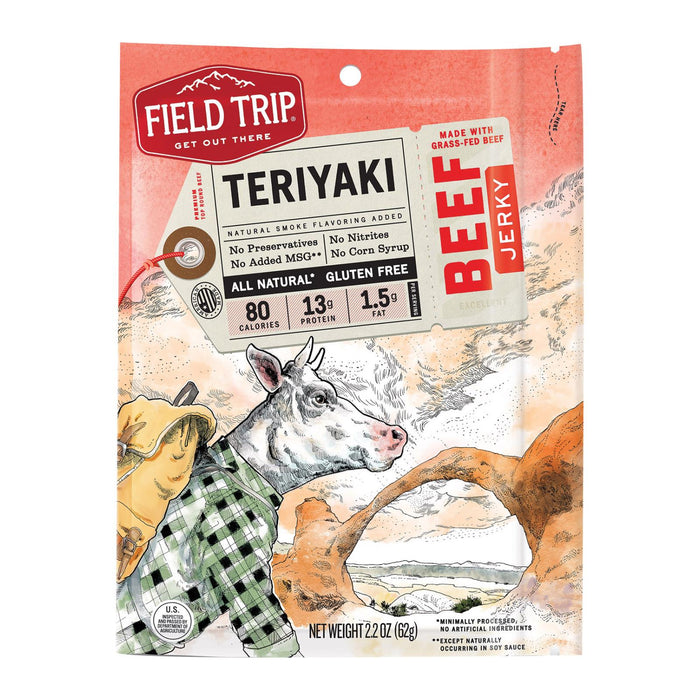 Field Trip Beef Jerky (Pack of 9) - Gluten Free - 2.2 Oz.
