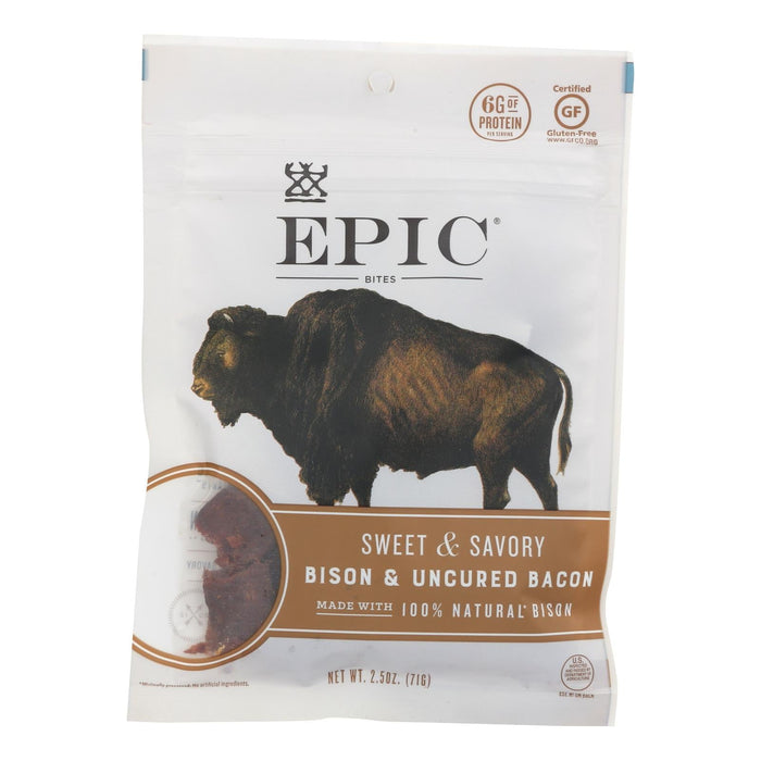 Epic Bison Jerky Bites, 8 x 2.5 Oz. Bags