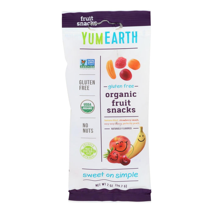 Yumearth Organics Organic Fruit Snack Variety Flavors (4 Flavors), Case of 12 - 2 Oz. Pouches