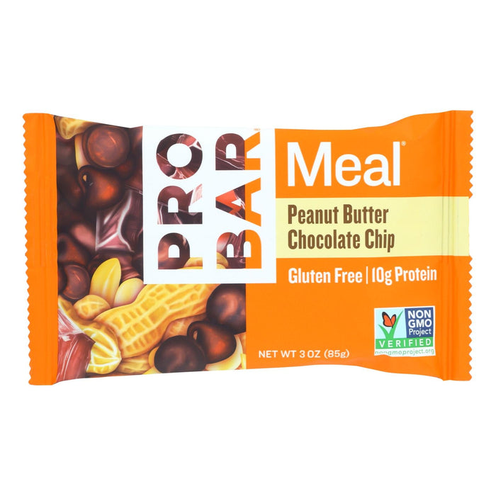 Probar Organic Peanut Butter Chocolate Chip Bar (Pack of 12 - 3 Oz.)