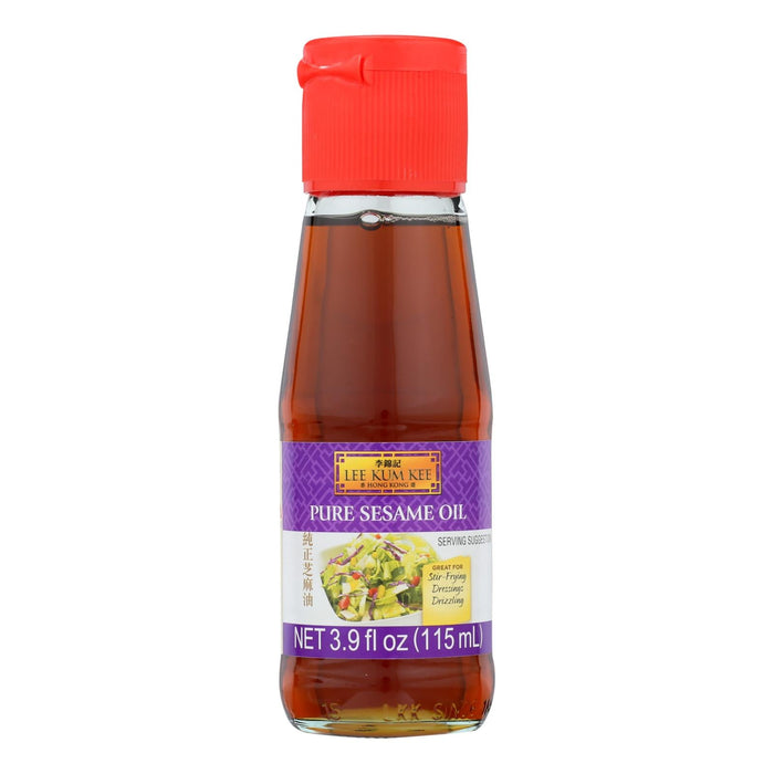 Lee Kum Kee Pure Sesame Oil (Pack of 12 - 3.9 Fl Oz.)