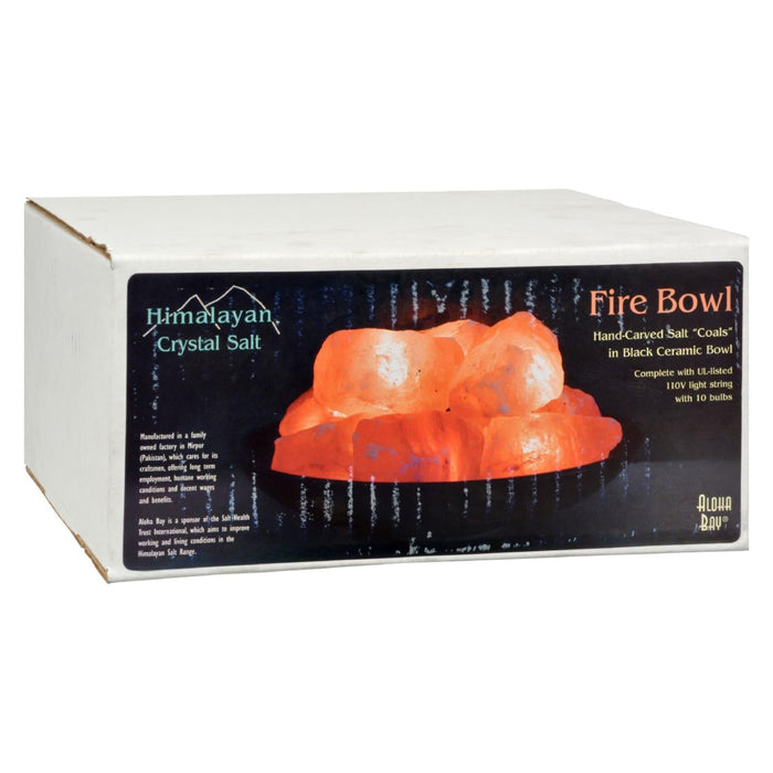 Himalayan Salt Fire Bowls with Lava Stones - 1 Case