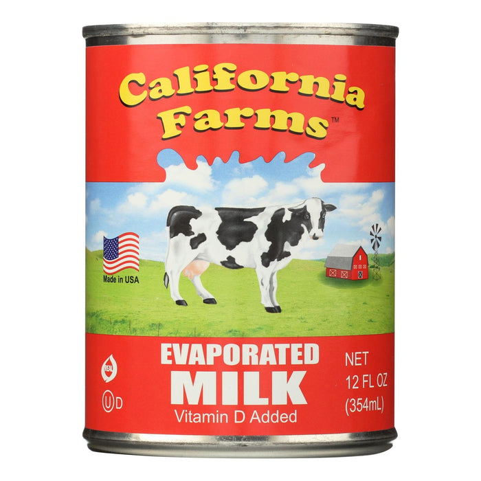 California Farms Evaporated Milk - Case of 24 - 12 Oz. Cans