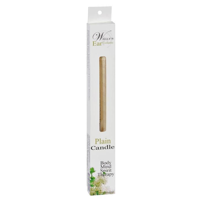 Wally's Candles Plain - 2-Pack