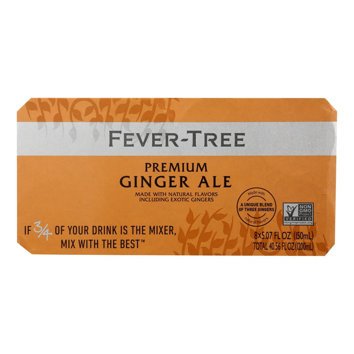 Fever-Tree Premium Ginger Ale, 8.5oz Cans, Pack of 3