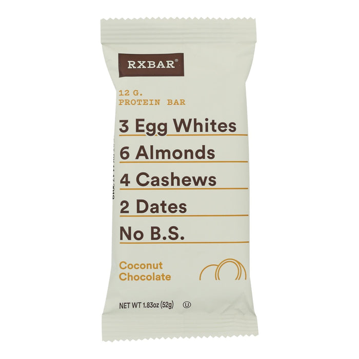 RXBAR Coconut Chocolate Protein Bar (Pack of 12 - 1.83 Oz.)