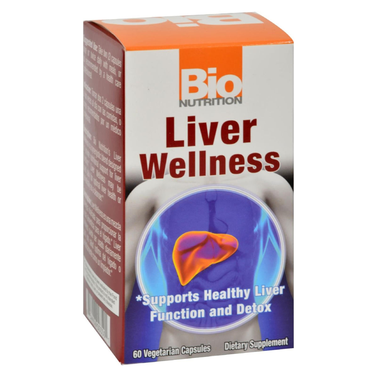 Bio Nutrition Liver Wellness Support Supplement (60 Vegetarian Capsule ...