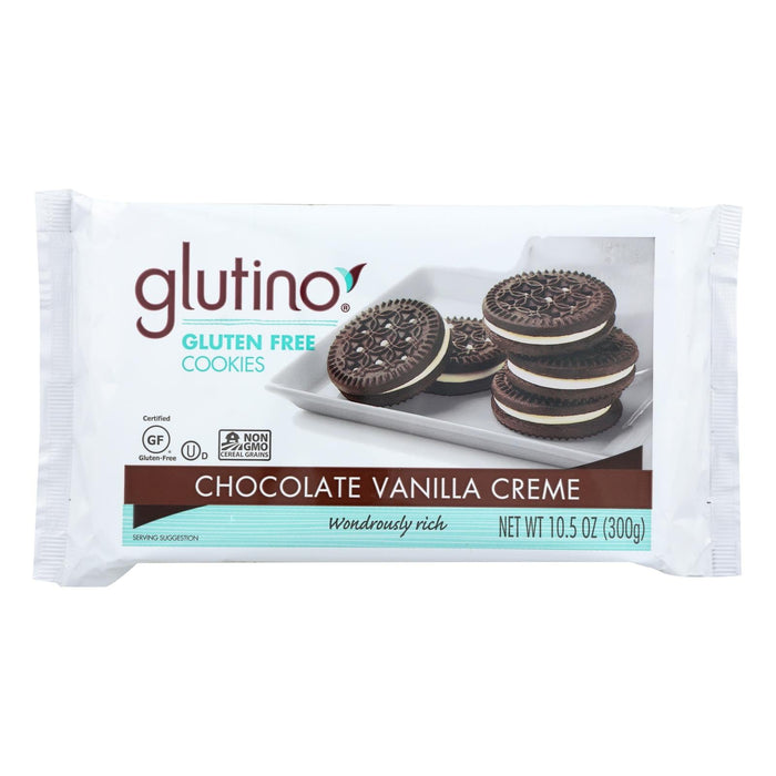 Glutino Vanilla Creme Cookies, 10.5 Ounce (Pack of 12)