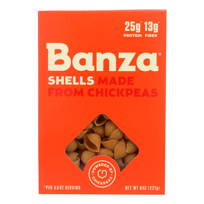 Banza Chickpea Shell Pasta, 6-Pack (8oz Each)