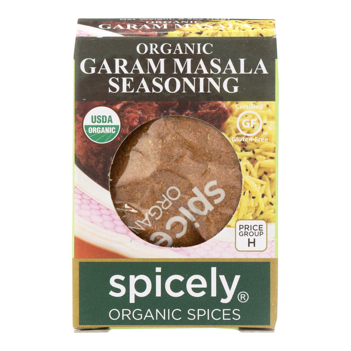 Spicely Organics Organic Garam Masala Seasoning, 0.5 Oz (Pack of 6)