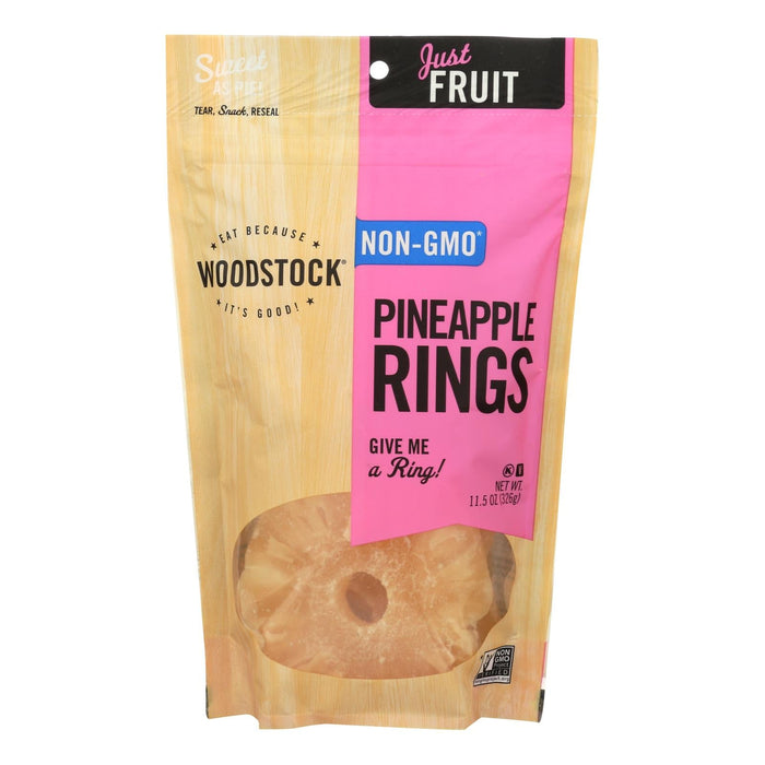 Woodstock Sweetened Pineapple Slices in 100% Pineapple Juice (Pack of 8 - 11.5 Oz.)
