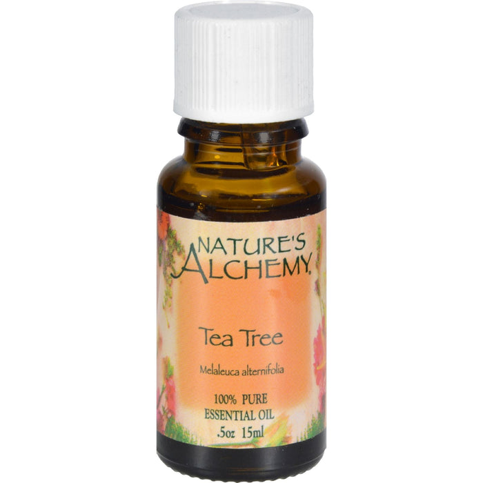 Nature's Alchemy 100% Pure Tea Tree Essential Oil 0.5 Fl Oz