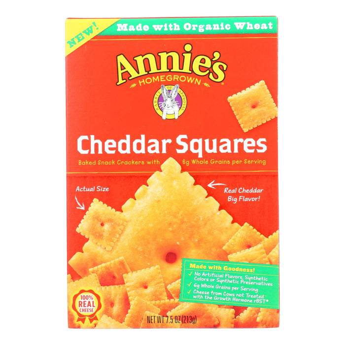 Annie's Homegrown Cheddar Squares, 7.5 Oz., 12 Pack