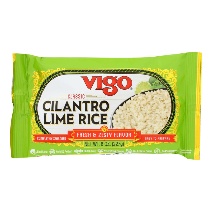 Vigo Rice Cilantro Lime 8 Oz Case Of 12