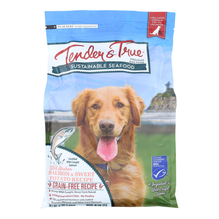 Tender & True Premium Salmon & Sweet Potato Dry Dog Food (Pack of 6 - 4.00 Lb.)