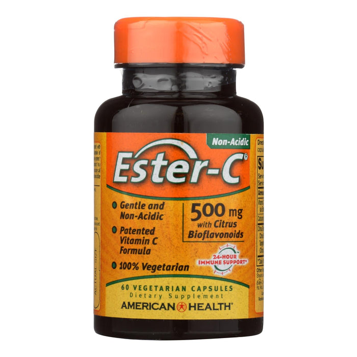 Ester-C 500 mg with Citrus Bioflavonoids by American Health (Vegetarian Capsules)