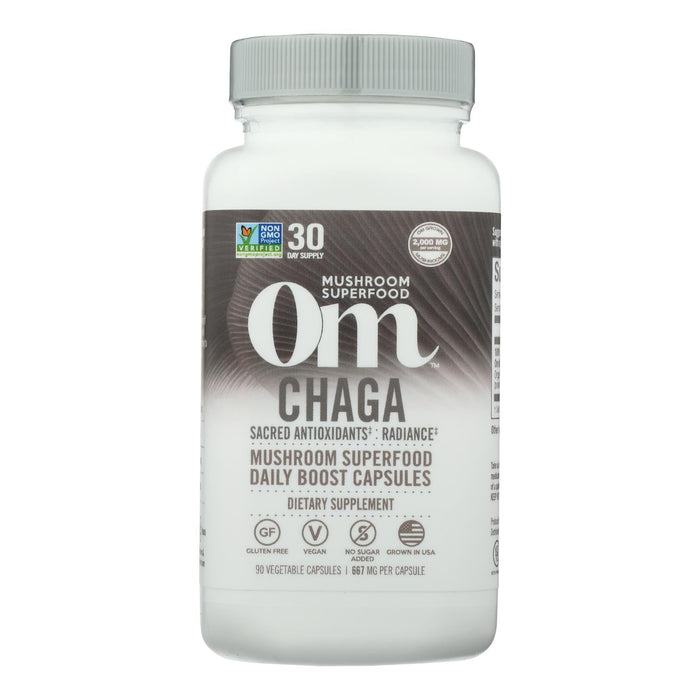 Mush Superfood Chaga Mushroom Capsules - 90 Count