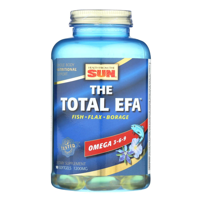 Nature's Life Total EFA Omega 3, 6, 9 1200mg (Pack of 90 Softgels)
