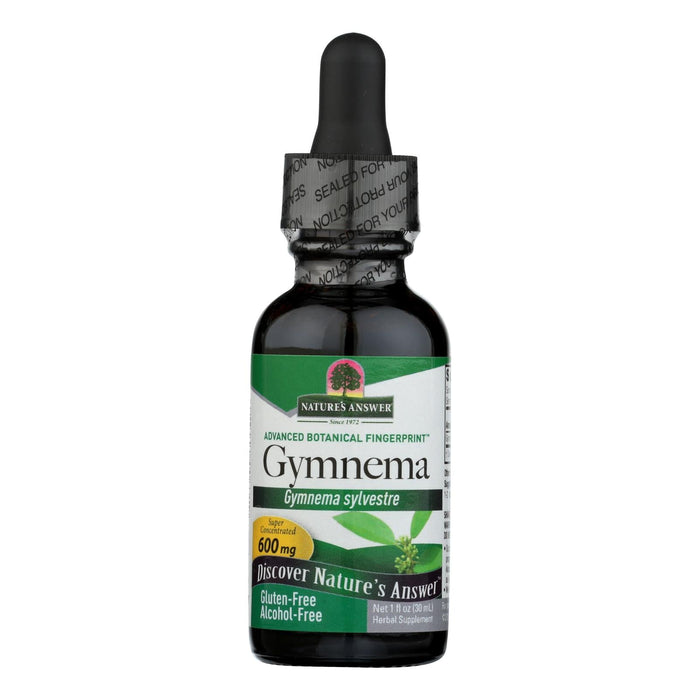 Nature's Answer Gymnema Leaf Extract, Alcohol-Free, 1 Fl Oz