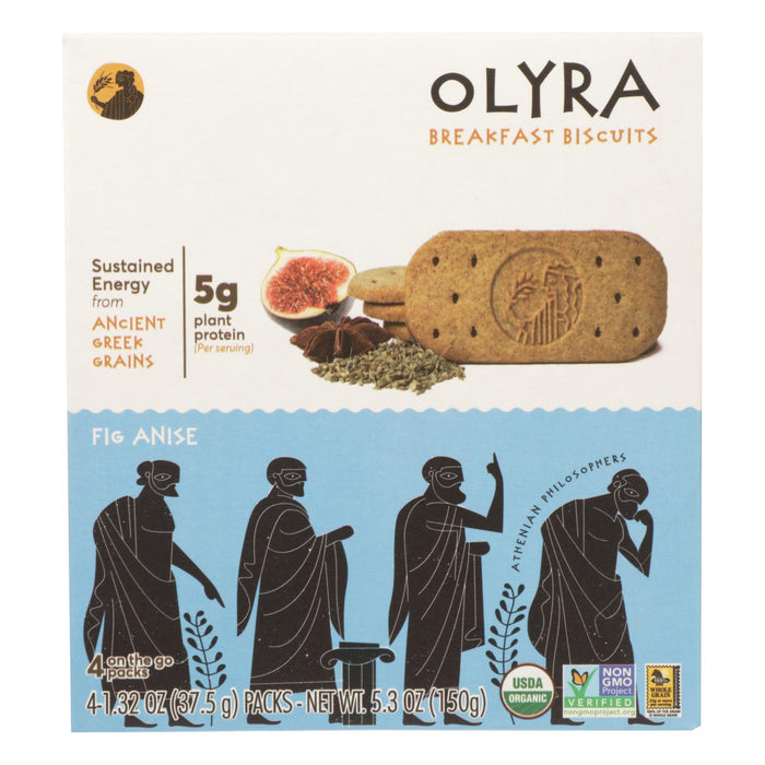 Olyra Fig Anise Biscuits | Pack of 6 | 5.3 Oz Each