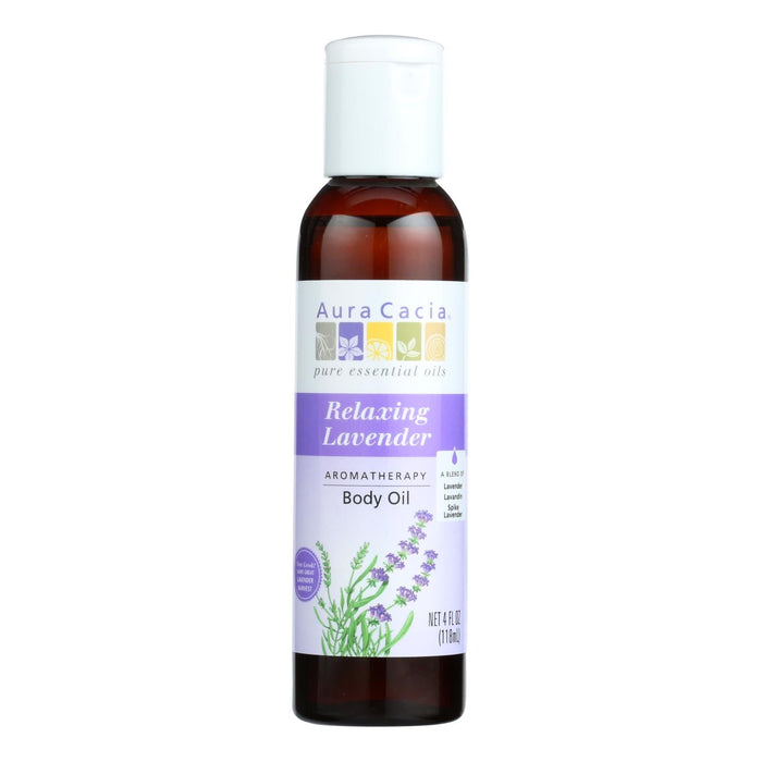 Aura Cacia Aromatherapy Body Oil - Lavender Harvest, 4 Fl Oz