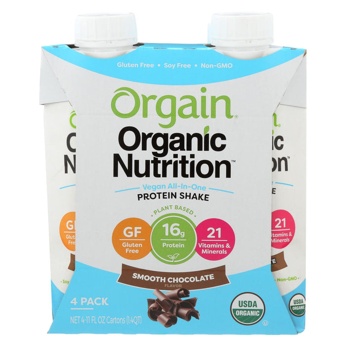 Orgain Vegan Protein Shake Pack of 3 - 4.11 Fl Oz