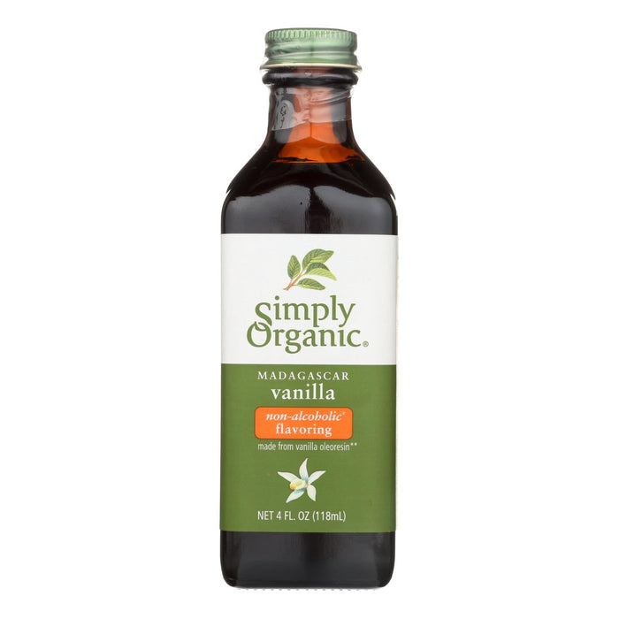 Simply Organic Vanilla Flavoring - 4 Oz, Pack of 6