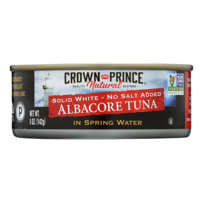 Crown Prince Albacore Tuna in Spring Water (Pack of 12) - Solid White - 5 Oz.