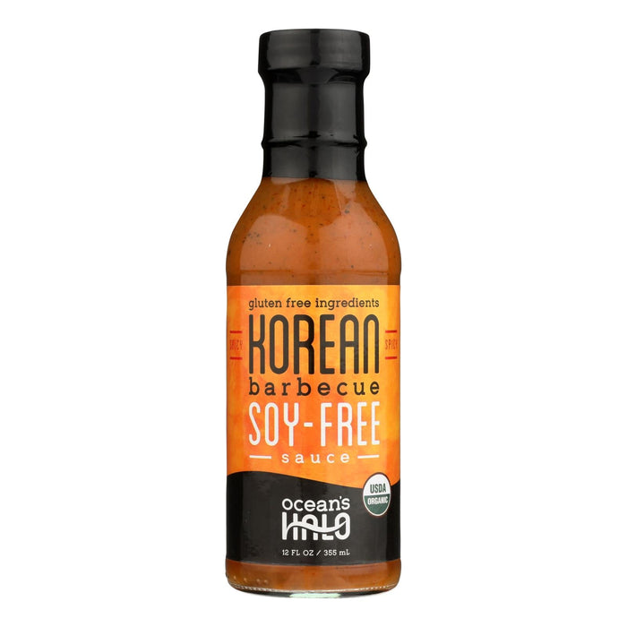 Ocean's Halo Spicy BBQ Sauce, 12 Fl Oz, Pack of 6