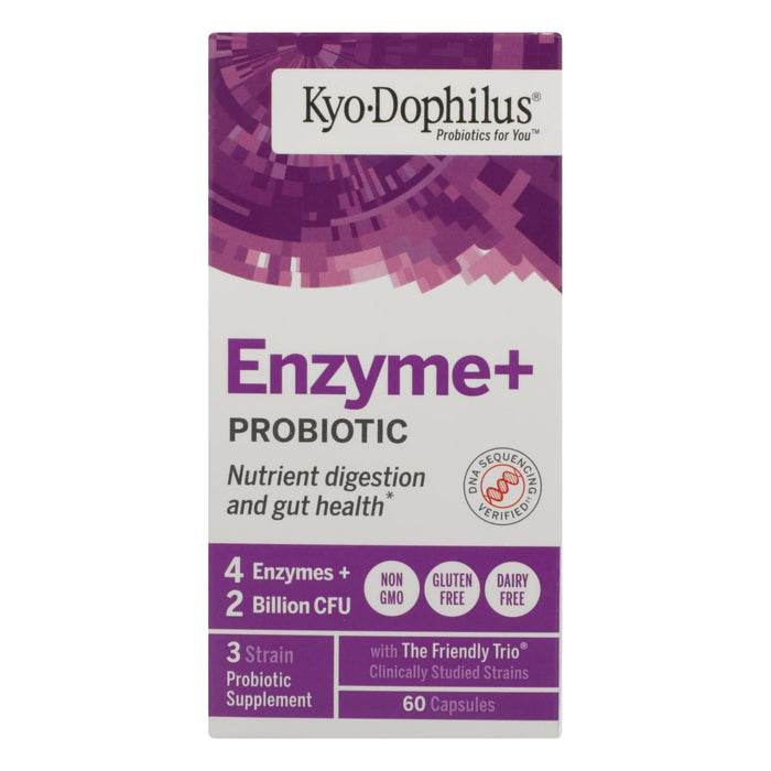 Kyolic Kyo-dophilus with Enzymes for Improved Digestion (60 Capsules)