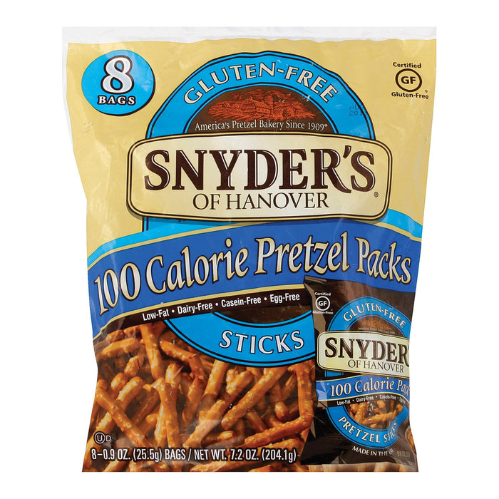 Snyder's Gluten Free Pretzel Sticks, 100 Calorie (6-Pack)