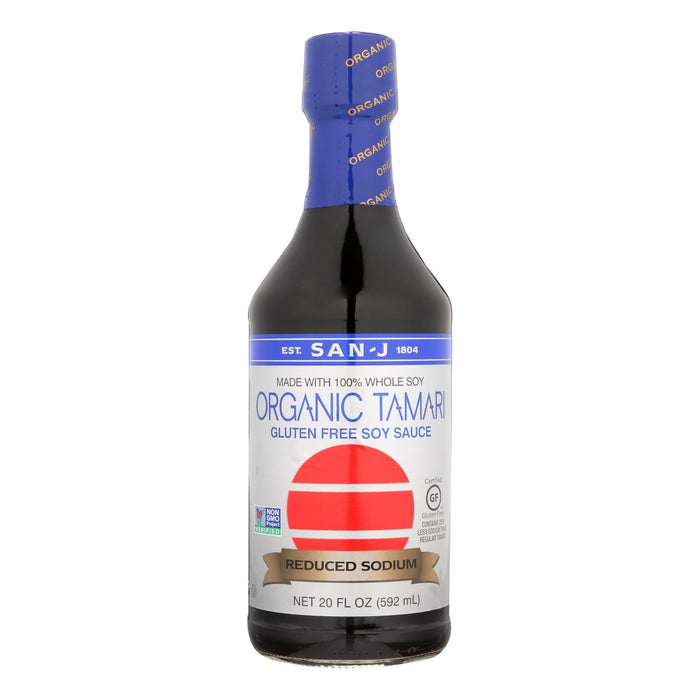 San-J Premium Tamari Gluten-Free Soy Sauce, 6 x 20 Fl Oz Bottles