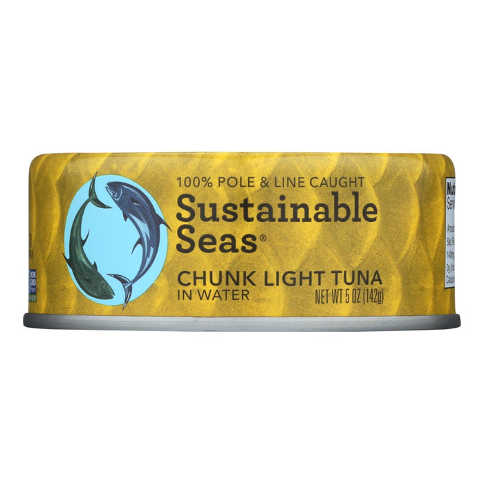 Sustainable Seas Tuna Chunk Light in Water - 60 Oz. Can (Pack of 12)