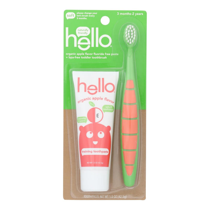 Hello Products LLC Toothpaste + Brush Bundle, 6 Packs, 2 Count