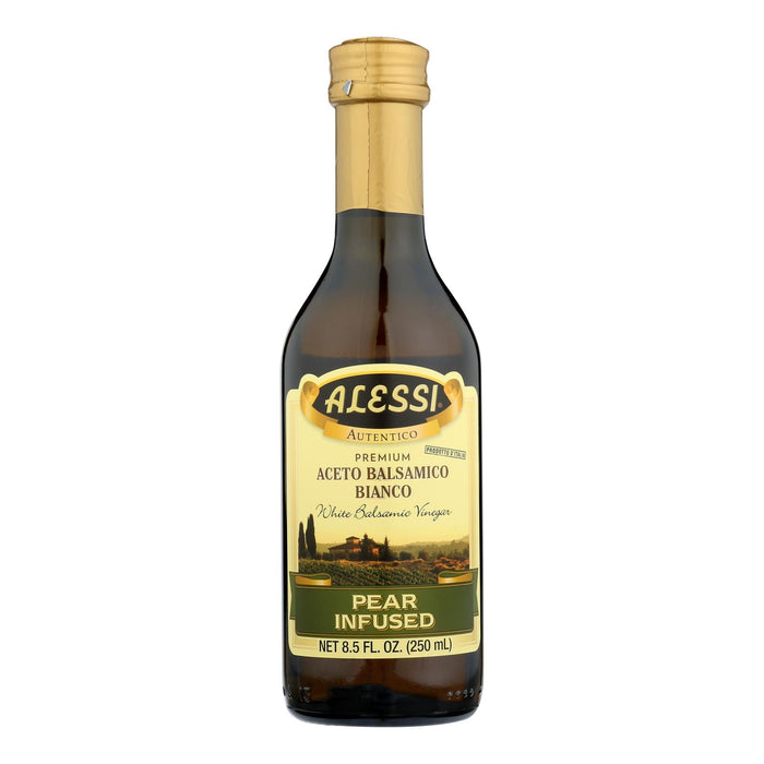 Alessi Pear-Infused White Balsamic Vinegar (Pack of 6 - 8.5 Fl Oz.)