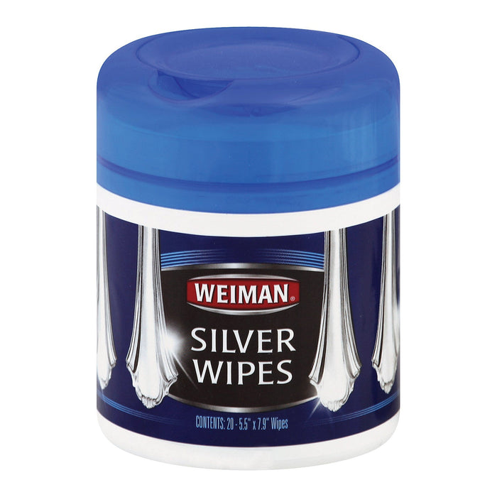 Weiman Silver Wipes: Protect and Polish, Case of 6 - 20 Count