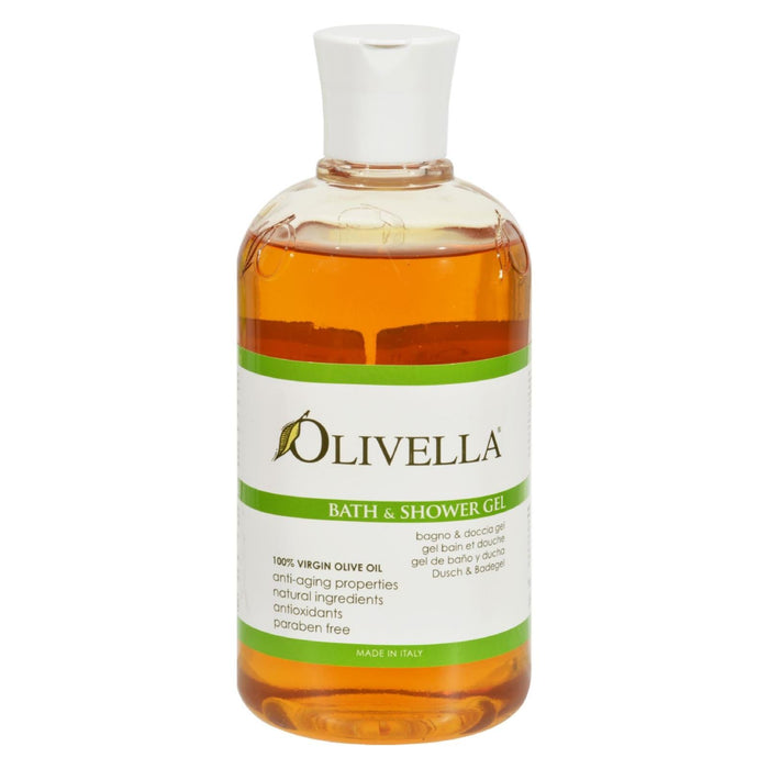 Olivella Bath and Shower Gel - Hydrating and Nourishing, 16.9 Fl Oz