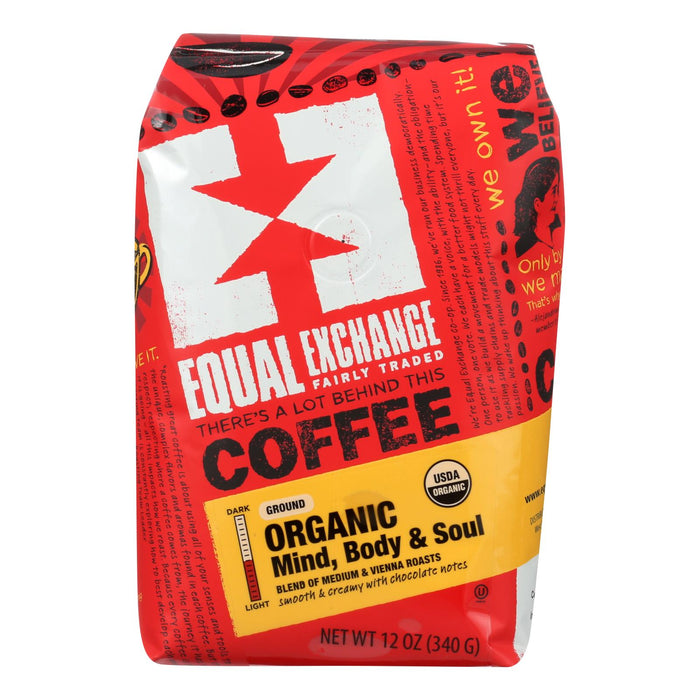 Equal Exchange Organic Drip Coffee: Awaken Mind, Body & Soul (Pack of 6 - 12 Oz.)
