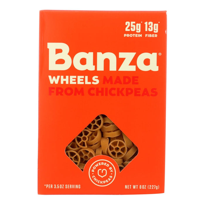 Banza Wheels Chickpea Pasta, 8 Oz Pack of 6