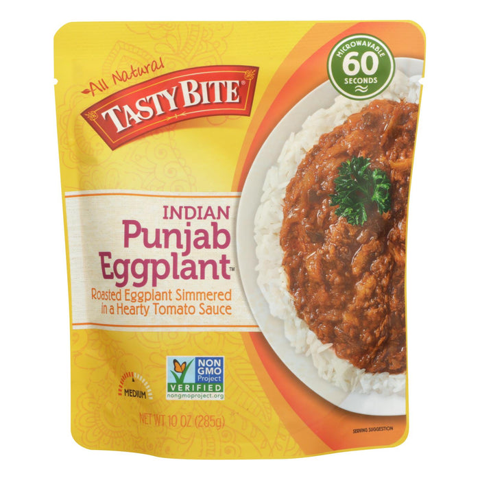 Tasty Bite Punjabi Eggplant Entree, Authentic Indian Cuisine (Pack of 6 - 10 oz)