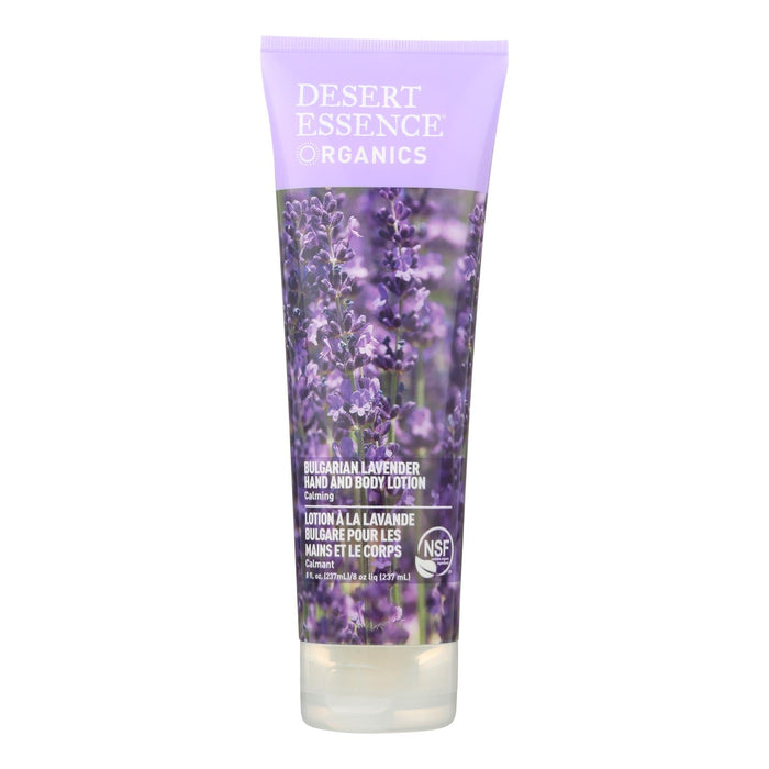 Desert Essence Bulgarian Lavender Hand & Body Lotion - Packaged for Daily Use (8 x 8 Fl Oz)