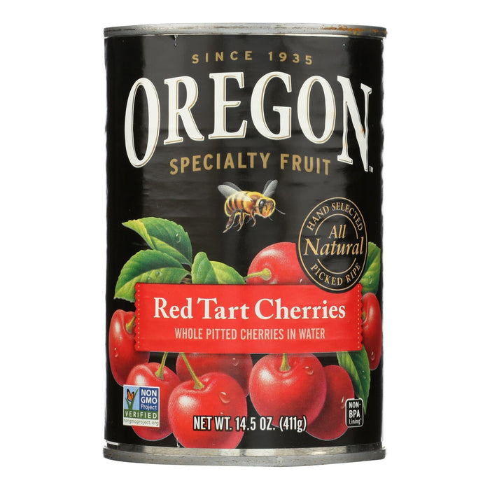 Oregon Fruit Red Tart Pitted Cherries In Water (Pack of 8 - 14.5 Oz Cans)