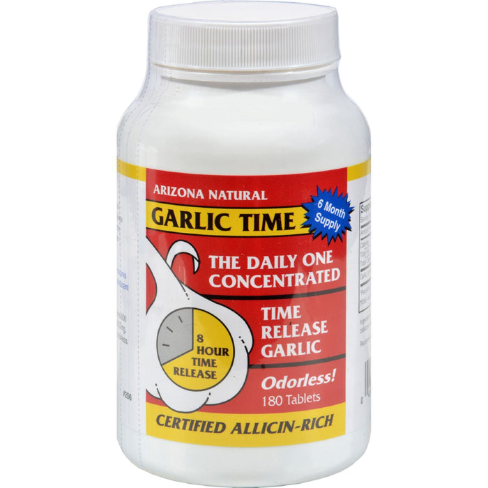 Garlic Time - 180 Tablets by Arizona Natural Resources